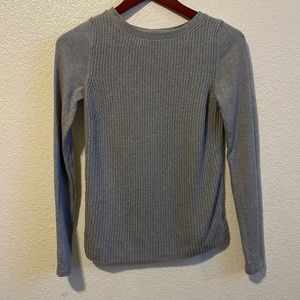 Grey sweater knit